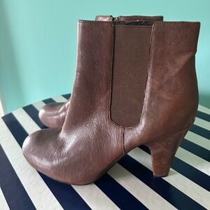 Brown Ankle Booties 🐎